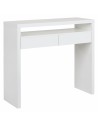 Woodman Console 10 Konsolbord med 2 skuffer - Hvid