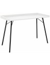 Woodman Rayburn Skrivebord - Sort/Hvid træstruktur