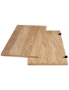 Woodman Jugend 2 x Tillægsplader til spisebord 50 x 95 cm - Eg