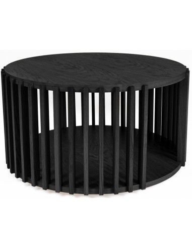 Woodman Drum Sofabord Ø83 cm - Sort