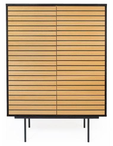 Woodman Stripe Vitrineskab H140 x...