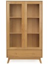 Woodman Kensal vitrineskab H170 x B100 cm - Eg