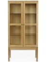 Woodman AbbeyWood vitrineskab H170 x B88 cm - Eg