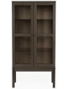 Woodman AbbeyWood vitrineskab H170 x B88 cm - Røget eg