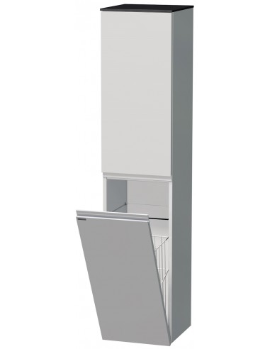 TARA Højrevendt skab med tøjkurv til...