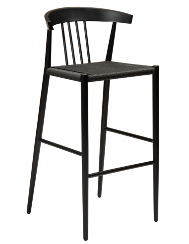 Sava barstol i stål og reb H102 cm -...