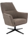 Tod rotérbar lænestol i Boucle polyester H90 cm - Brun
