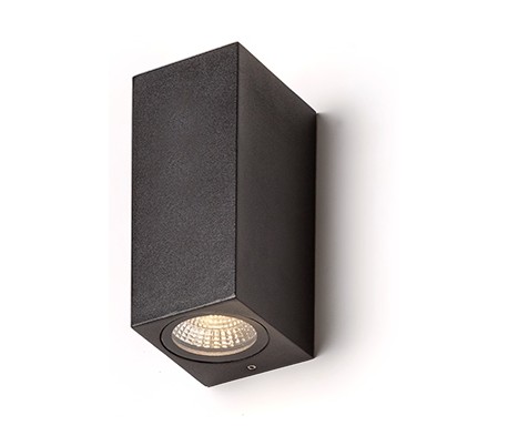 KUBI l væglampe 3W LED - Antracit