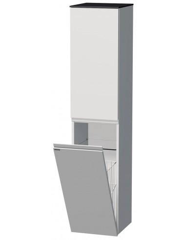 TARA Højrevendt skab med tøjkurv til...