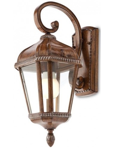 ESSEN Væglampe i aluminium og glas...