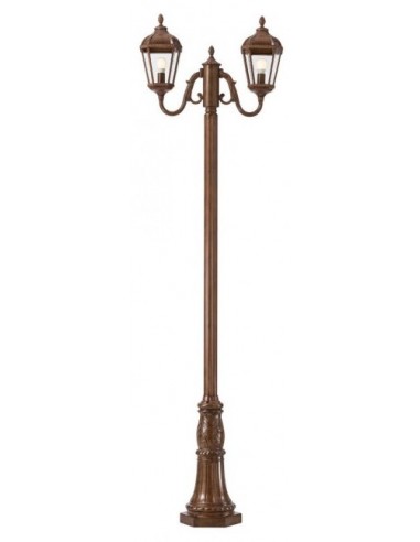 ESSEN Bedlampe i aluminium og glas...