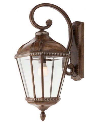 ESSEN Væglampe i aluminium og glas...