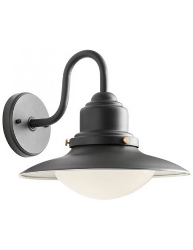 ELIO Væglampe i aluminium og glas B32...