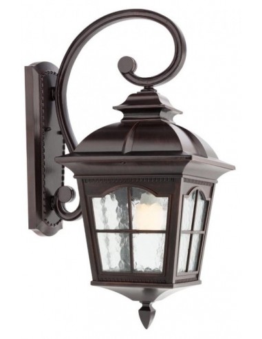 YORK Væglampe i aluminium og glas...