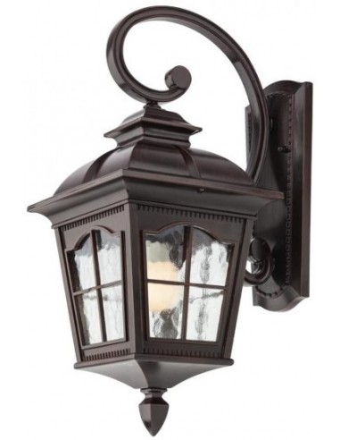 YORK Væglampe i aluminium og glas...