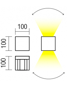 VARY Up-Down Væglampe i... 2