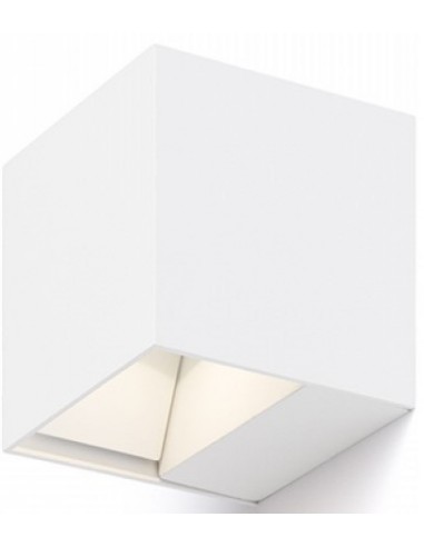 Carre udendørs væglampe 6W LED - Hvid