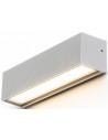 CAMARGUE Væglampe B22 cm 6W LED - Sølvgrå