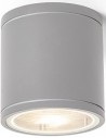 LIZZI udendørs påbygningsspot Ø9 cm 1 x GU10 - Sølvgrå
