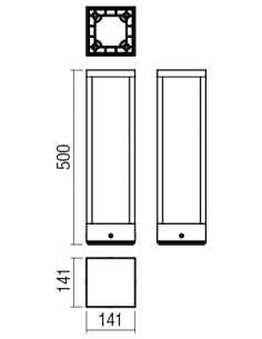 TOWER Bedlampe i aluminium... 2