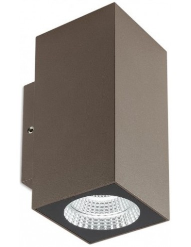 QUAD Up-Down Væglampe i aluminium og...