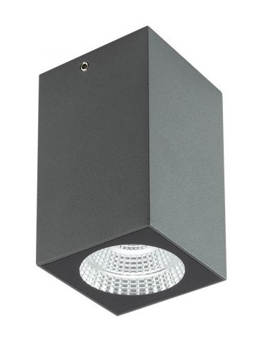 QUAD Påbygningsspot i aluminium 6 x 6...