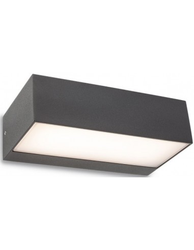 LIMA Væglampe i aluminium og glas...