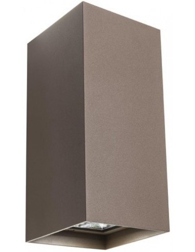 HUB Up-Down Væglampe i aluminium og...