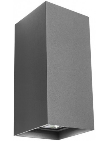 HUB Up-Down Væglampe i aluminium og...