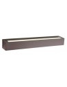 AROOS Up-Down Væglampe i aluminium og glas B50 cm 1 x 30W SMD LED - Mat corten