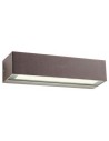 AROOS Væglampe i aluminium og glas B22 cm 1 x 7W SMD LED - Mat corten