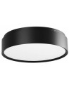 YOMO Plafond i aluminium og akryl Ø27 cm 1 x 29W SMD LED - Mat sort
