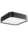 YOMO Plafond i aluminium og akryl 29,6 x 29,6 cm 1 x 32W SMD LED - Mat sort