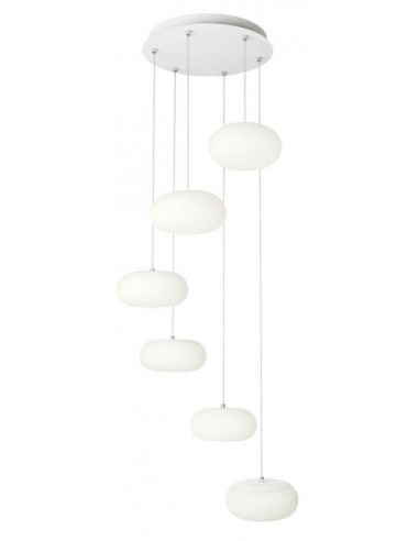 UBIS Loftlampe i aluminium og akryl...