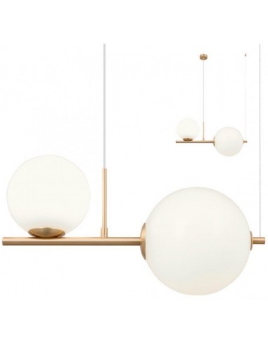 TALIS Loftlampe i aluminium og glas...