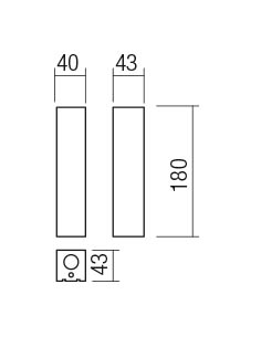 SABER Up-Down Væglampe i... 2
