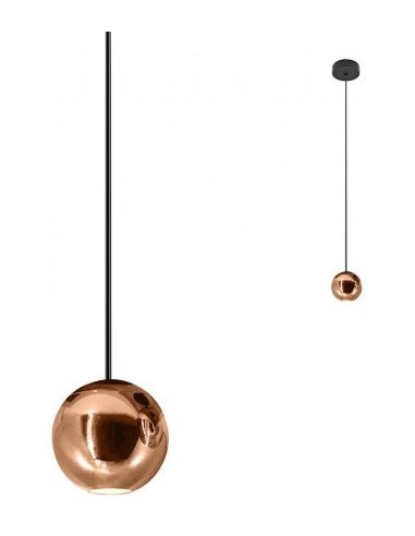 OBO Loftlampe i aluminium Ø5 cm 1 x...