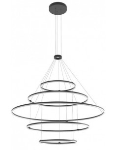 ORBIT Lysekrone i aluminium...