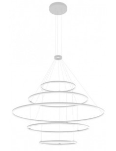 ORBIT Lysekrone i aluminium...