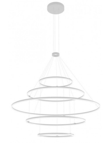 ORBIT Lysekrone i aluminium Ø150 cm...