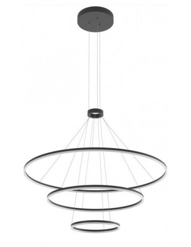 ORBIT Lysekrone i aluminium Ø150 cm...