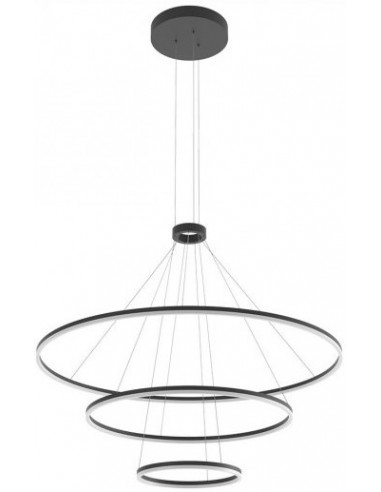 ORBIT Lysekrone i aluminium Ø120 cm...