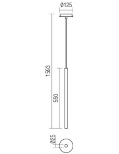 KANJI Loftlampe i aluminium... 2