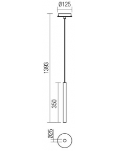 KANJI Loftlampe i aluminium... 2