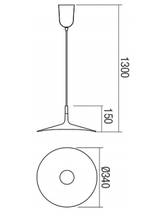 KAI Pendellampe i aluminium... 2