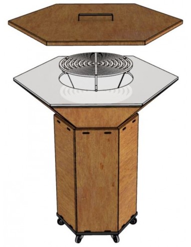 Premium Grill med tilbehør H104 x...