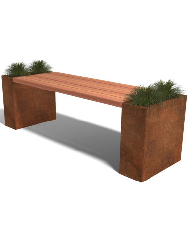 Florida M Havebord B263 cm i corten...