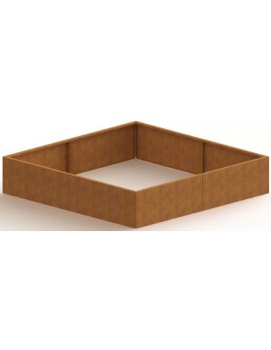 Miami højbed uden bund H50 x B200 x...