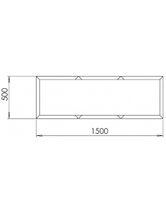 Texas højbed med bund H80 x... 2
