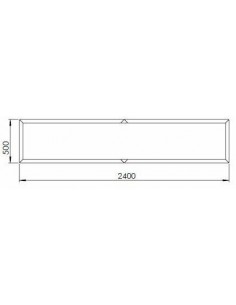 Texas højbed med bund H60 x... 2